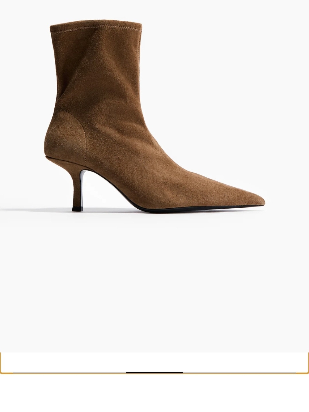 H&M STUDIO suede boots size 9